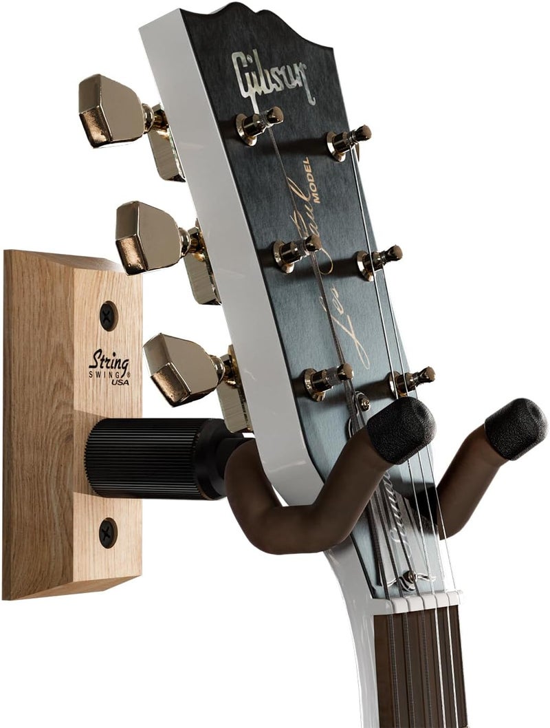 String Swing CC01K-A Hardwood Home & Studio Wall Mount Guitar Keeper - Ash - Image 1
